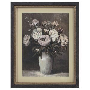 16x20‎ Moody Peony Vase Framed Wall Art – My Texas House 2025